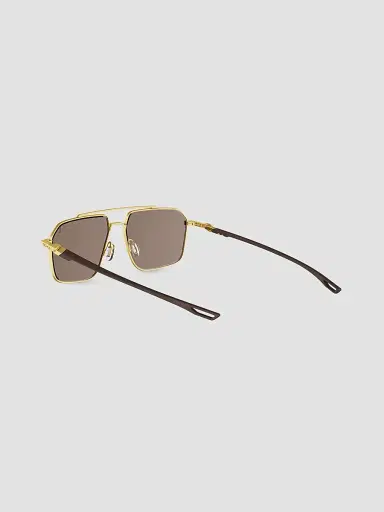 TAG Heuer Women's Mini Vingt 57MM Aviator Sunglasses - Brown Gold | Thumbnail 4