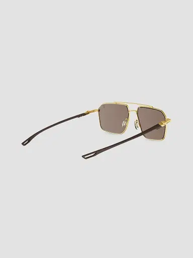 TAG Heuer Women's Mini Vingt 57MM Aviator Sunglasses - Brown Gold | Thumbnail 6