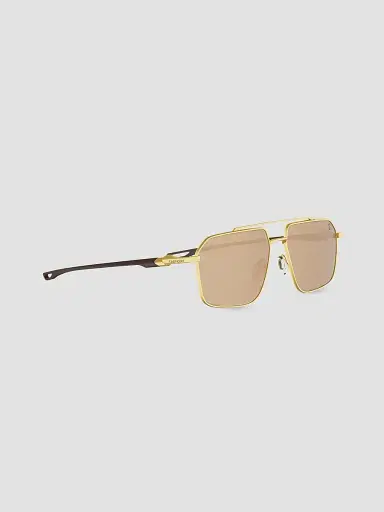 TAG Heuer Women's Mini Vingt 57MM Aviator Sunglasses - Brown Gold | Thumbnail 8