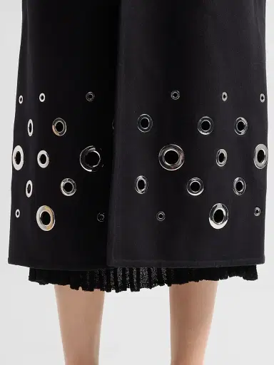 Proenza Schouler Women's Alix Compact Melton Wool Coat - Black | Thumbnail 5