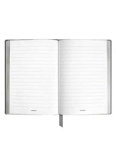 Montblanc Medium Leather Notebook - Gray | Thumbnail 2