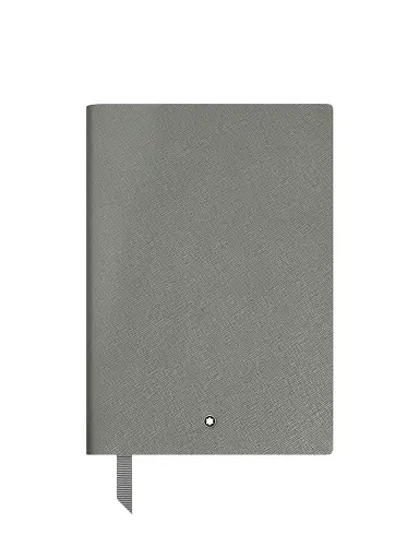 Montblanc Medium Leather Notebook - Gray | Thumbnail 1