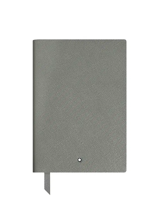 Montblanc Medium Leather Notebook - Gray