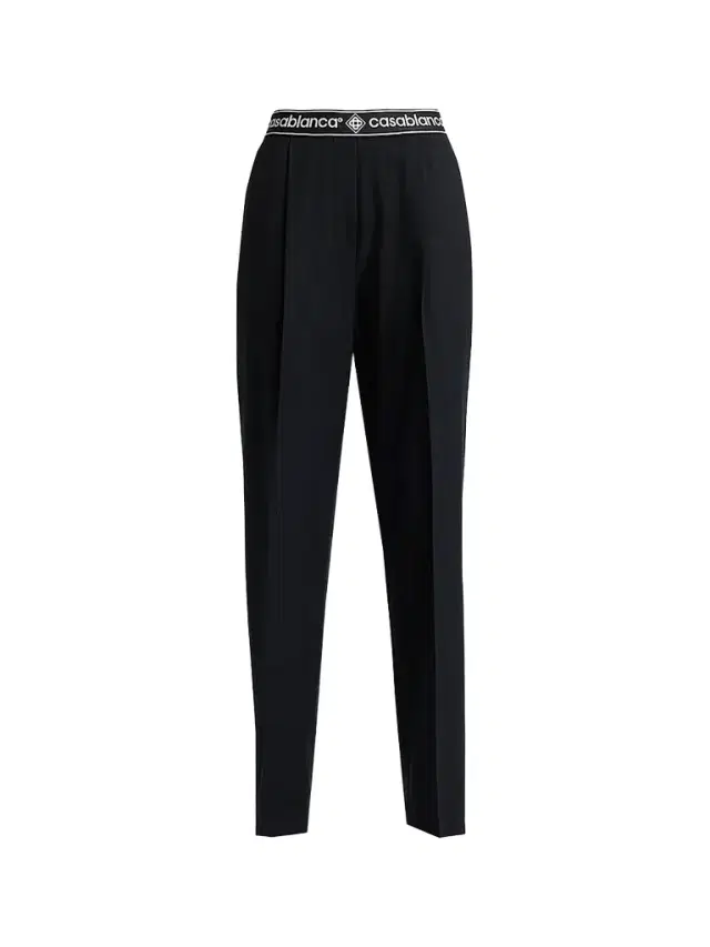 Casablanca Women's Wool Relaxed Trousers - Black