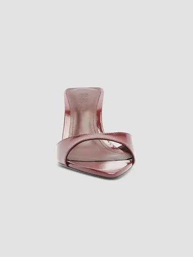 Schutz Women's Elodie 75MM Leather Sandals - Wine Berry | Thumbnail 7