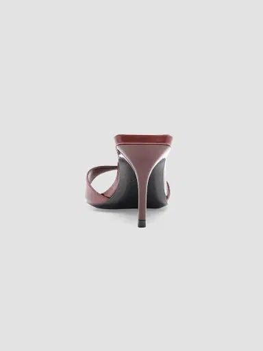Schutz Women's Elodie 75MM Leather Sandals - Wine Berry | Thumbnail 8