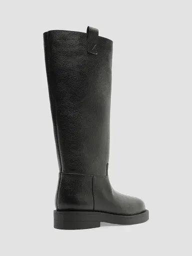 Schutz Women's Betty Leather Knee-High Boots - Black | Thumbnail 2
