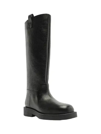 Schutz Women's Betty Leather Knee-High Boots - Black | Thumbnail 1