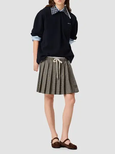 Miu Miu Women's Cashmere Polo Sweater | Thumbnail 2 Miu Miu Women's Cashmere Polo Sweater | Thumbnail 2