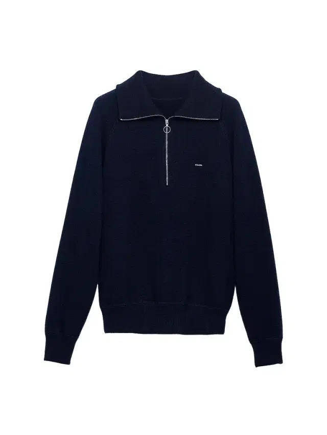 Prada Men's Wool and Cashmere Polo Sweater - Blue