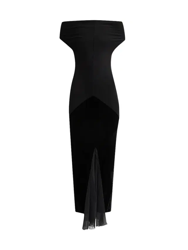 Rick Owens Women's Sliced Midi Dress - Black