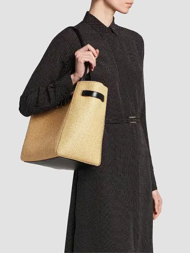 Tom Ford Women's Audrey Large Raffia Tote Bag | Thumbnail 2