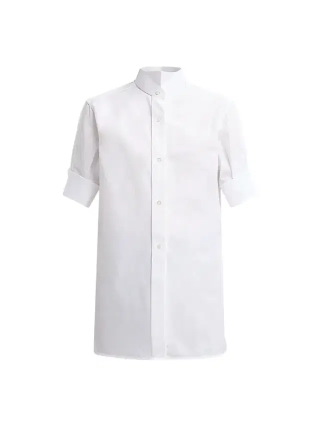 Maison Margiela Women's Snap-Button Short-Sleeve Cotton Shirt