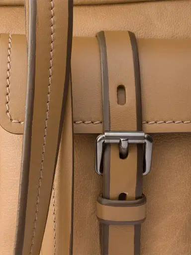 Prada Women's Route Large Leather Tote Bag - Beige Khaki | Thumbnail 7