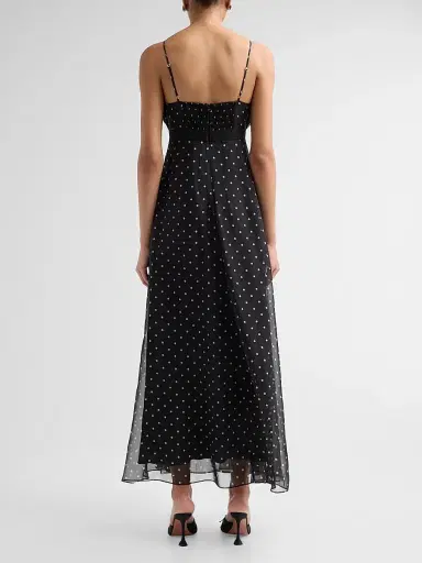 Zimmermann Women's Frill Pleated Maxi Dress - Black Dot - Size 10 | Thumbnail 3 Zimmermann Women's Frill Pleated Maxi Dress - Black Dot - Size 10 | Thumbnail 3