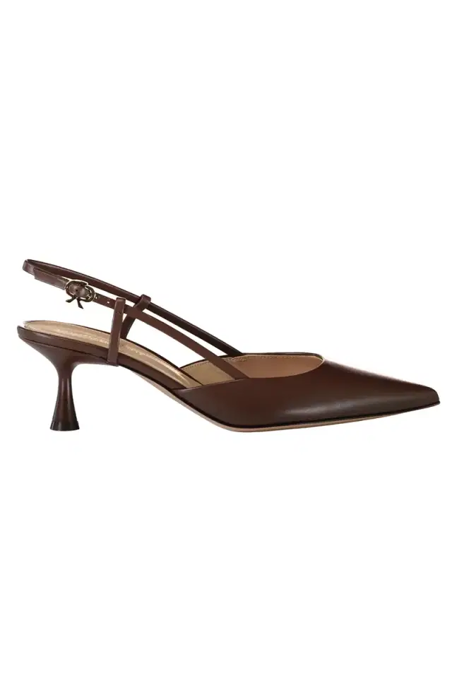 Gianvito Rossi Ascent Slingback 55 - Brown