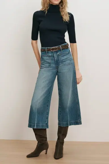 Veronica Beard Marlowe Patch Pocket Jean | Thumbnail 2