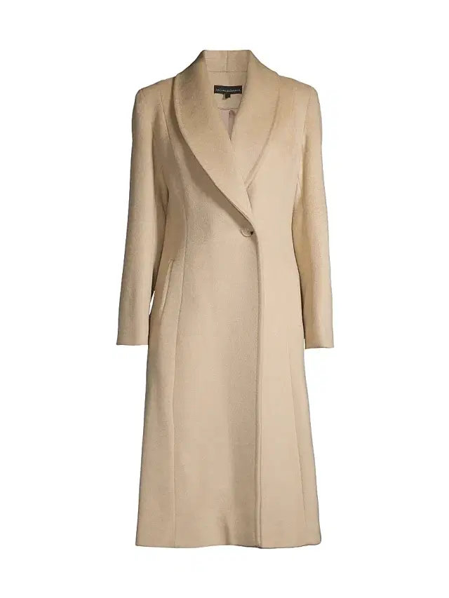 Sofia Cashmere Women's Natural Camelhair Princess Coat - Beige - Size 8