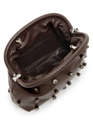 Stella McCartney Women's Falabella Crystal-Studded Clutch | Thumbnail 4 Stella McCartney Women's Falabella Crystal-Studded Clutch | Thumbnail 4