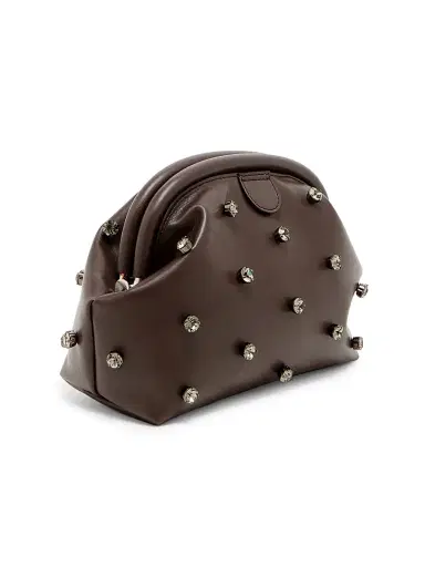 Stella McCartney Women's Falabella Crystal-Studded Clutch | Thumbnail 6 Stella McCartney Women's Falabella Crystal-Studded Clutch | Thumbnail 6