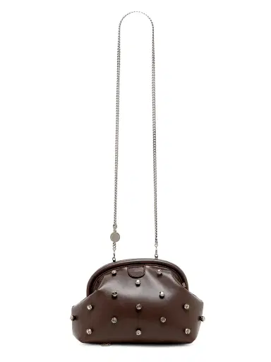 Stella McCartney Women's Falabella Crystal-Studded Clutch | Thumbnail 7 Stella McCartney Women's Falabella Crystal-Studded Clutch | Thumbnail 7