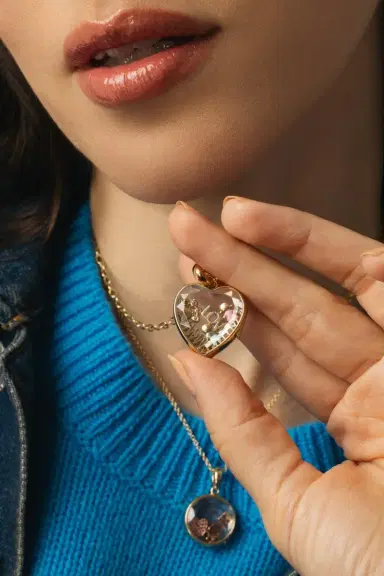 LOQUET Pink Sapphire Cat Paw Charm | Thumbnail 2