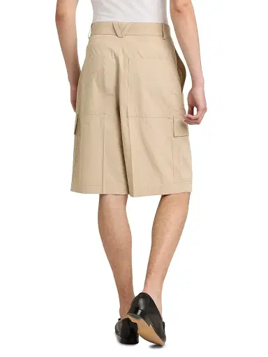 Bottega Veneta Men's Cotton Toile Cargo Shorts - Stucco | Thumbnail 5