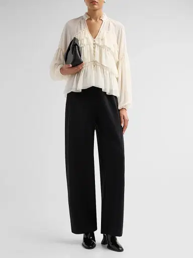 Cinq à Sept Women's Amoura Ruffle Top - | Thumbnail 2