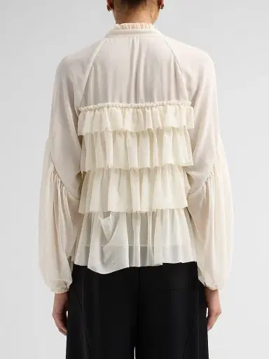 Cinq à Sept Women's Amoura Ruffle Top - | Thumbnail 3