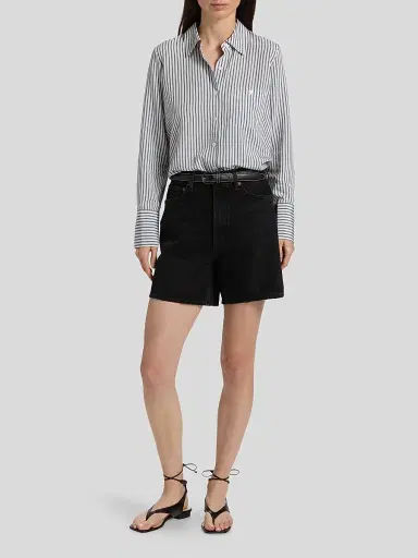 RAILS Women's Beck Striped Woven Shirt - Blue Stripe | Thumbnail 2