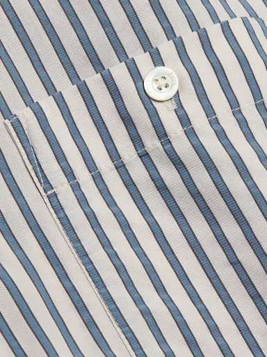 RAILS Women's Beck Striped Woven Shirt - Blue Stripe | Thumbnail 7