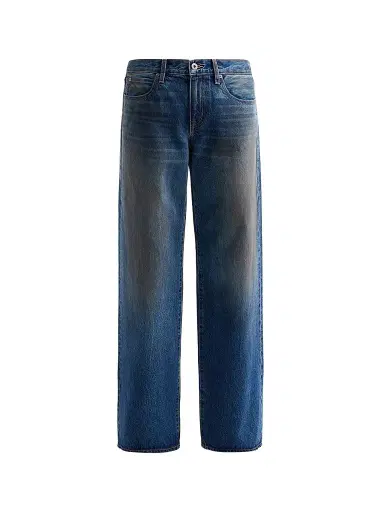 SLVRLAKE Women's Mica Distressed Wash Wide-Leg Jeans | Thumbnail 1 SLVRLAKE Women's Mica Distressed Wash Wide-Leg Jeans | Thumbnail 1