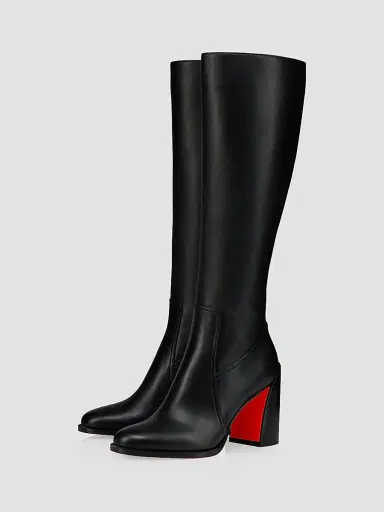 Christian Louboutin Women's Iranina Knee High Boots - Black - Size 12 | Thumbnail 2