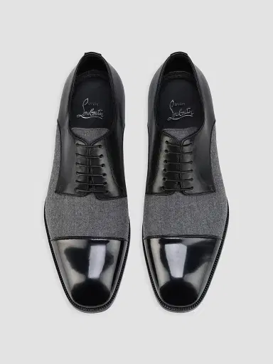 Christian Louboutin Men's Top 5 Derbies - Black | Thumbnail 4