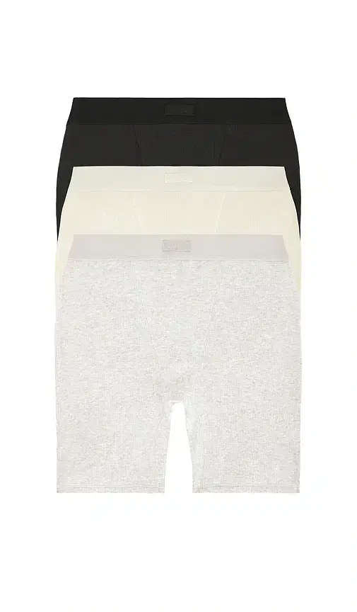 Skims Cotton Rib 3 Pack Boxer Short