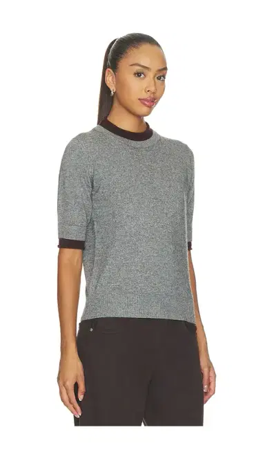 Elodie the Label Sloane Contrast Crew Neck Sweater | Thumbnail 2