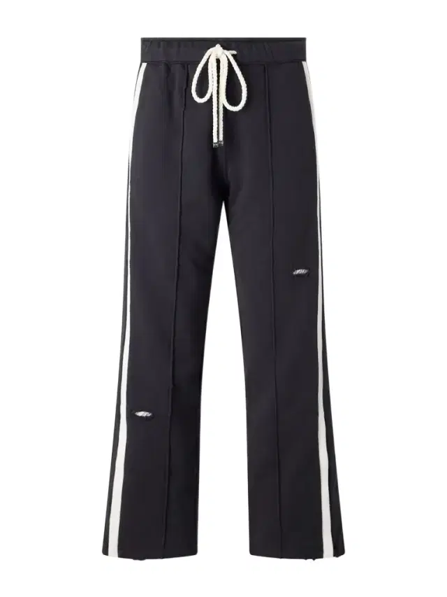 Nahmias Repaired Wide-Leg Cotton-Jersey Drawstring Sweatpants - Men