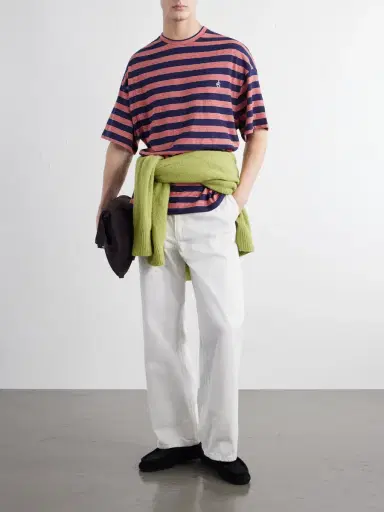 Jil Sander Striped Cotton-Jersey T-Shirt - Men | Thumbnail 2