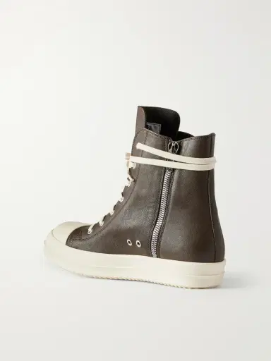 Rick Owens Sneaks Leather Sneakers - Men | Thumbnail 4 Rick Owens Sneaks Leather Sneakers - Men | Thumbnail 4
