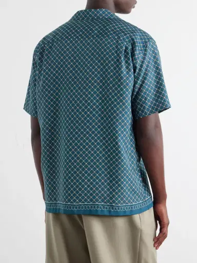 Orlebar Brown Maitan Camp-Collar Printed Lyocell-Poplin Shirt - Men | Thumbnail 4 Orlebar Brown Maitan Camp-Collar Printed Lyocell-Poplin Shirt - Men | Thumbnail 4