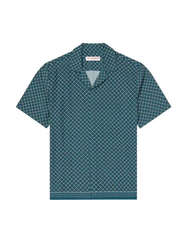 Orlebar Brown Maitan Camp-Collar Printed Lyocell-Poplin Shirt - Men