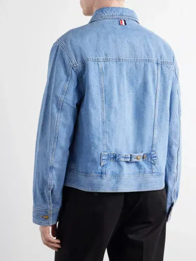 Thom Browne Denim Jacket - Men | Thumbnail 4 Thom Browne Denim Jacket - Men | Thumbnail 4