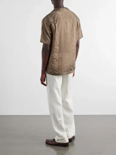 Orlebar Brown Maitan Villa Camp-Collar Striped Woven Shirt - Men | Thumbnail 4 Orlebar Brown Maitan Villa Camp-Collar Striped Woven Shirt - Men | Thumbnail 4