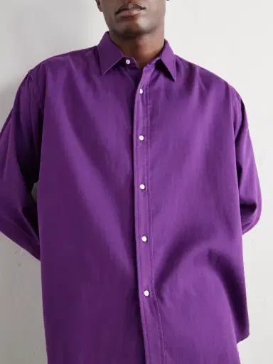 A.PRESSE Cotton-Twill Shirt - Men | Thumbnail 5