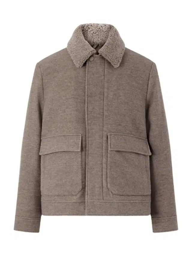 Canali Shearling-Trimmed Wool and Cashmere-Blend Bomber Jacket - Men
