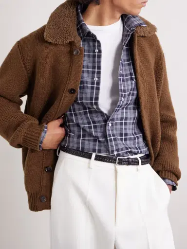Tom Ford Checked Cotton-Twill Shirt - Men | Thumbnail 5 Tom Ford Checked Cotton-Twill Shirt - Men | Thumbnail 5