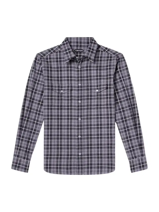 Tom Ford Checked Cotton-Twill Shirt - Men