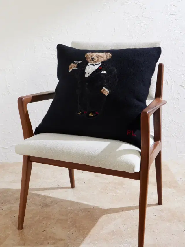 Ralph Lauren Home Martini Bear Cashmere-Blend Cushion - Men
