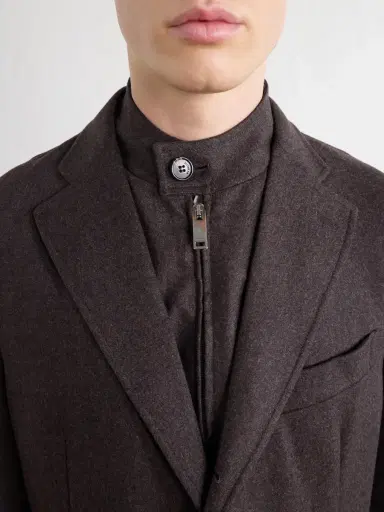 Slowear Wool-Blend Flannel Suit Jacket - Men | Thumbnail 5