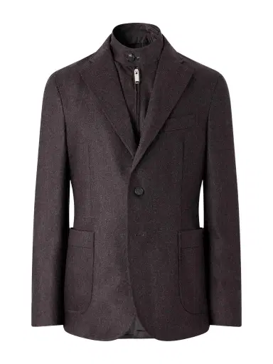 Slowear Wool-Blend Flannel Suit Jacket - Men | Thumbnail 1